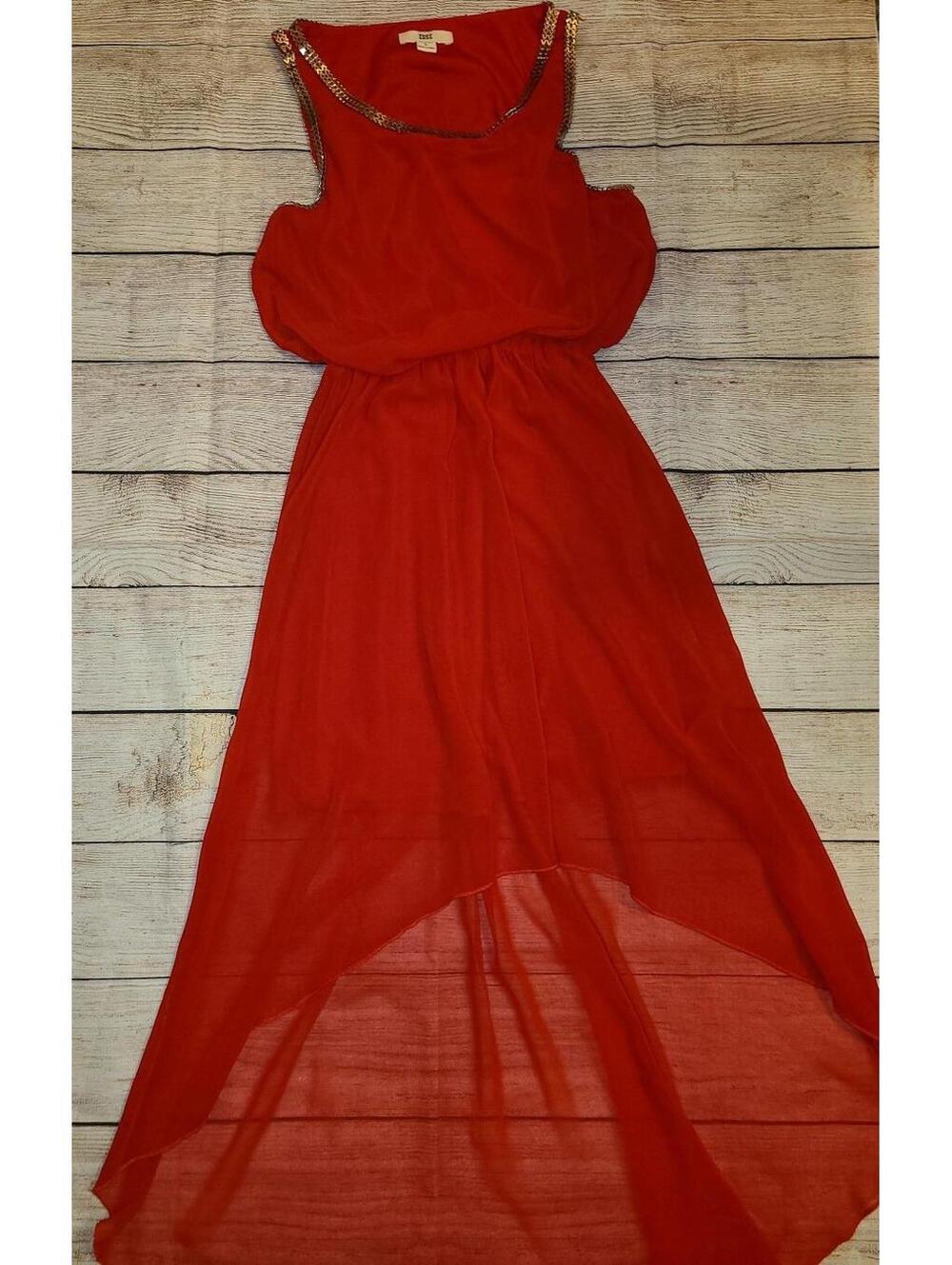 Red dress